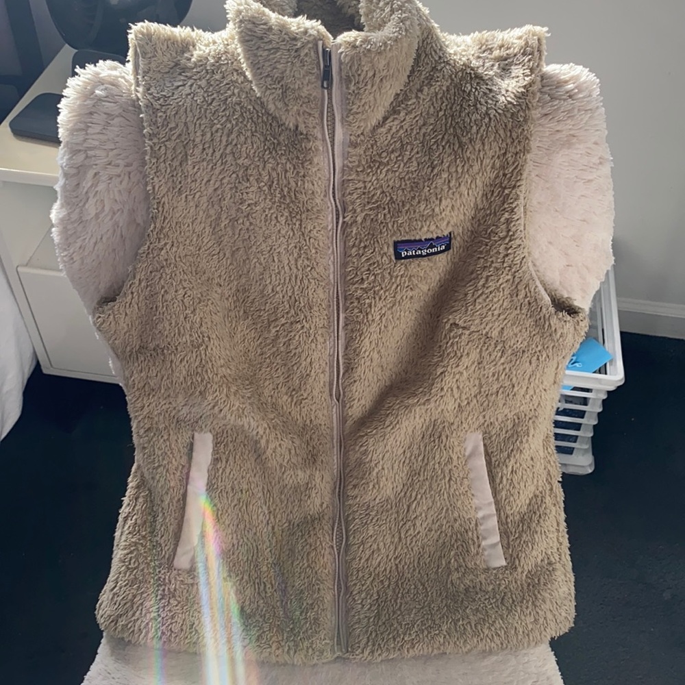 Patagonia tan vest
